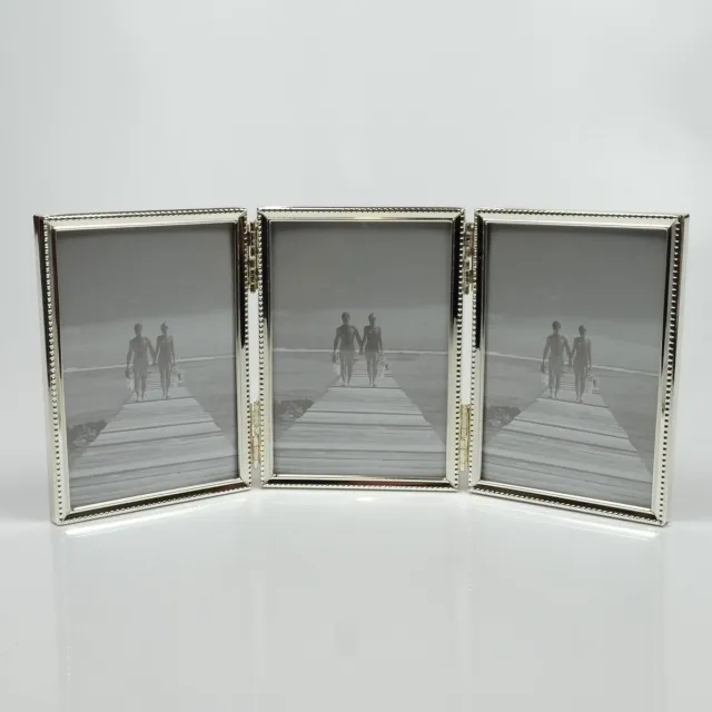 Lescadres Fotolijst Zilver Parel Drieluik 10 x 15