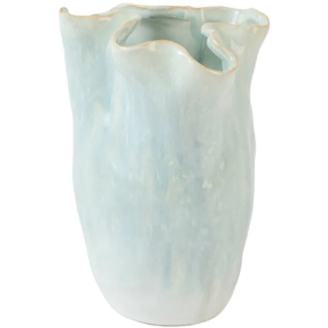 Light & Living Vaas TELMO - Blauw - 16x16x23 cm