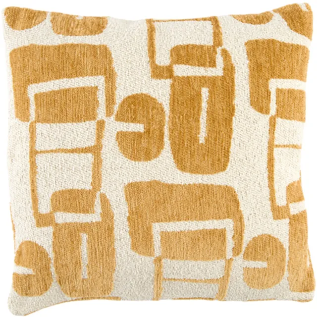 Light & Living Sierkussen LYSS - Geel - 45x45x10 cm