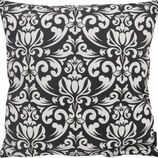 Gek op Kussens! Barok Zwart/Wit Kussenhoes | Katoen / Polyester | 45 x 45 cm Zwart-Wit