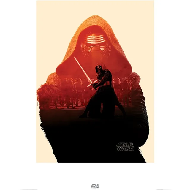 Star Wars Pyramid Poster - Star Wars Episode Vii Kylo Ren Tri - 80 X 60 Cm - Multicolor Multi color