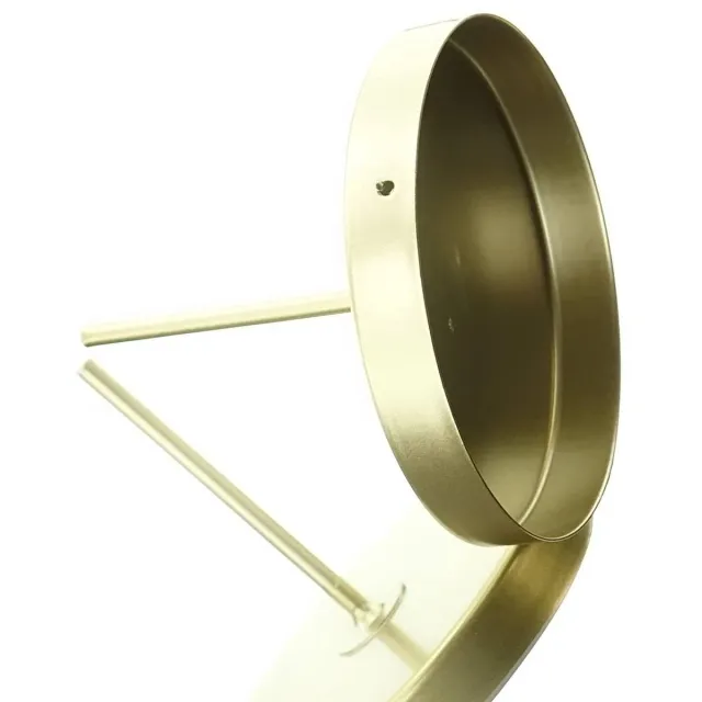 Freese Kaarsenhouder Goudkleurig Steel Ø10,2cm Metaal Naturel