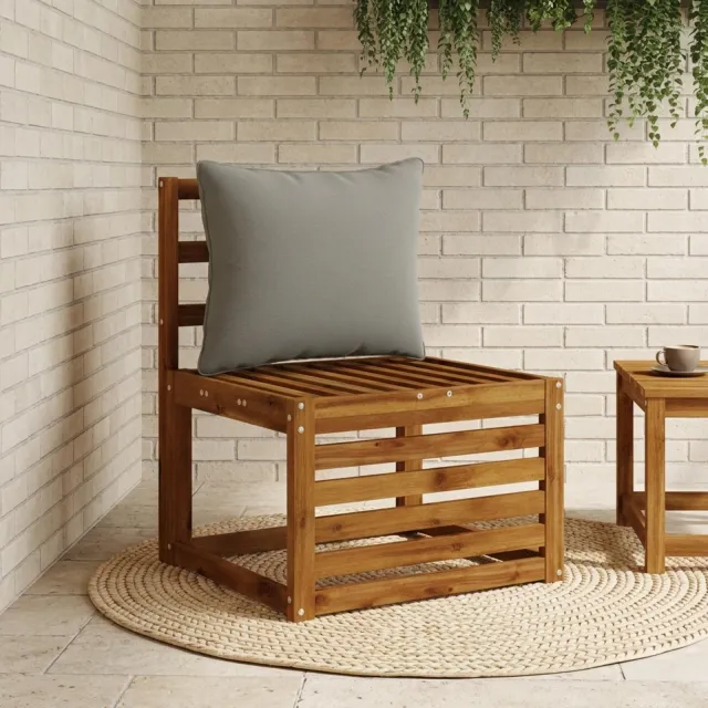 vidaXL Rugkussen PUTTEN 100% Polyester Grijs 50 x 40 x 15 cm