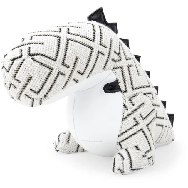 Zuny Kvadrat - Boekensteun - Dino Bobo - Grid - White Wit