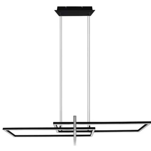 Trio SALINAS - Hanglamp - Zwart mat - incl. 1x SMD 34 W