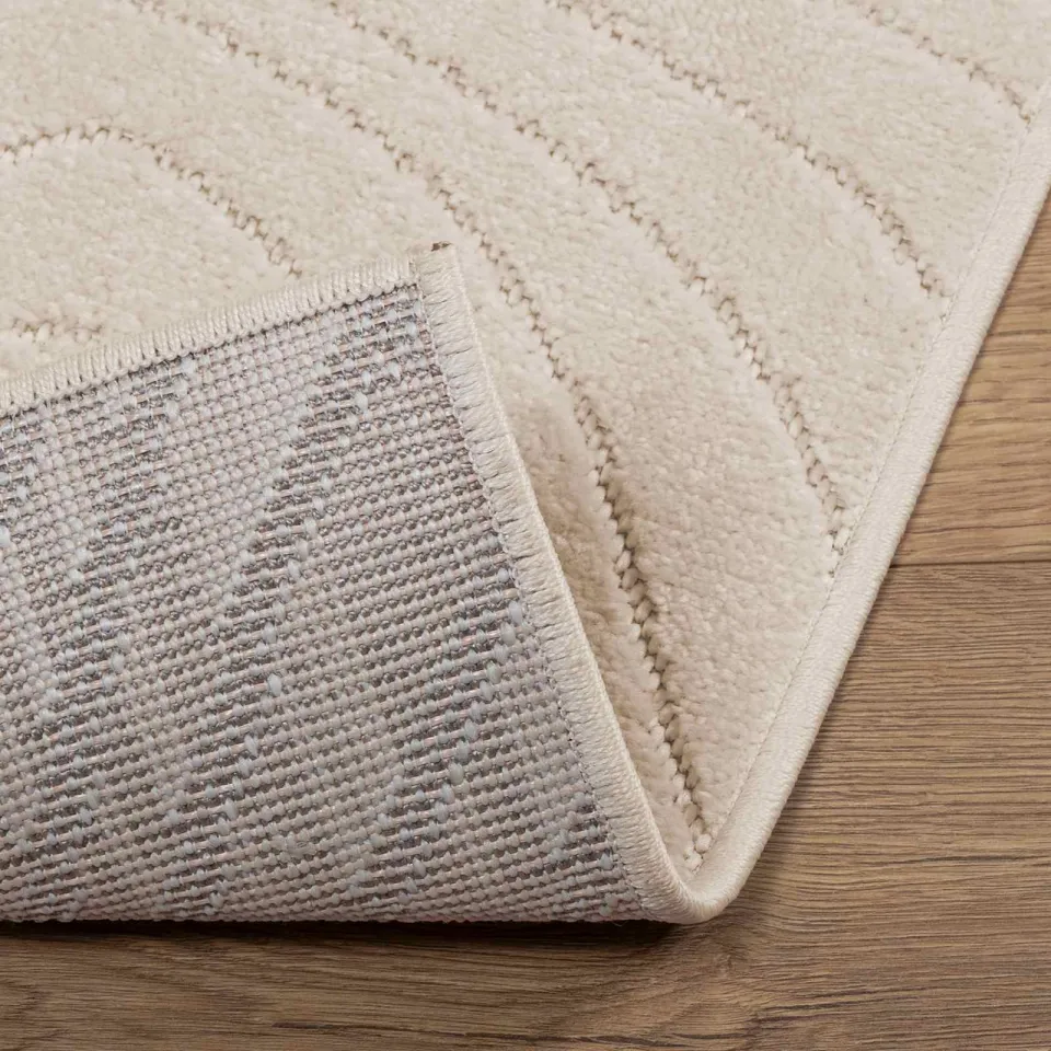 vidaXL Binnen- en buitentapijt PALMERAS Beige 240 x 240 cm Polyester, foto 4