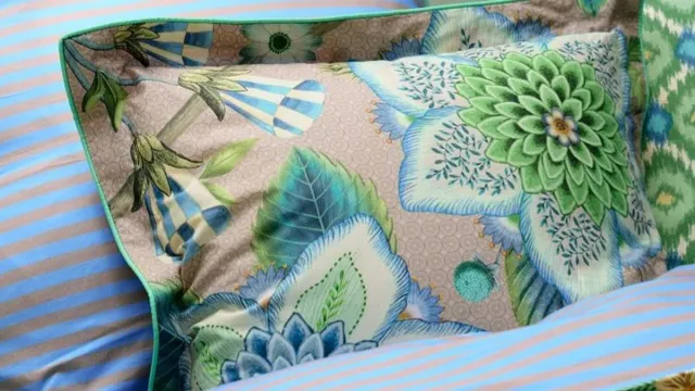 Pip Studio Sierkussen Pip Studio Viva La Vida Square Cushion - Blauw