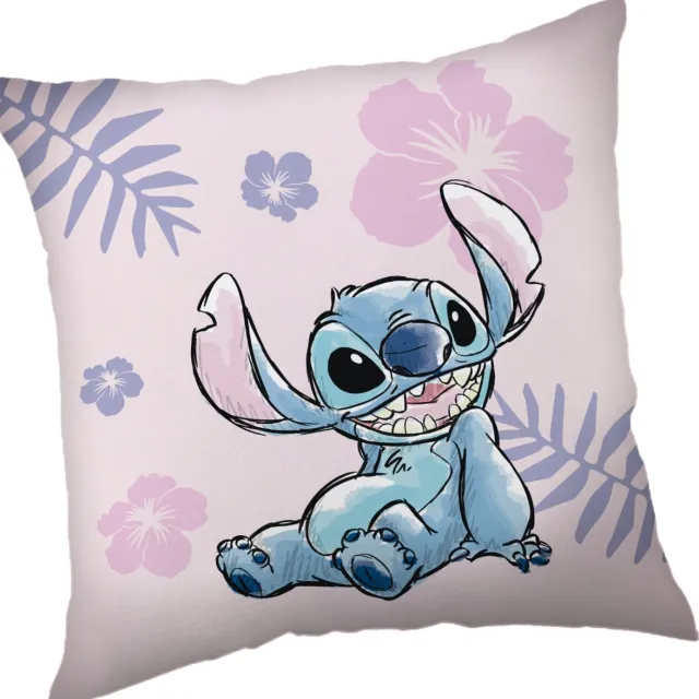 Lilo & Stitch Disney Lilo & Stitch Sierkussen Tropical - 35 x 35 cm - Polyester Polar Fleece Roze