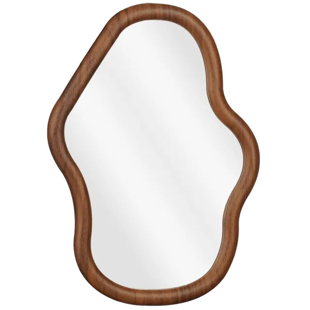 Mica Decorations spiegel Nanne (31x1,5x43 cm) Donkerbruin