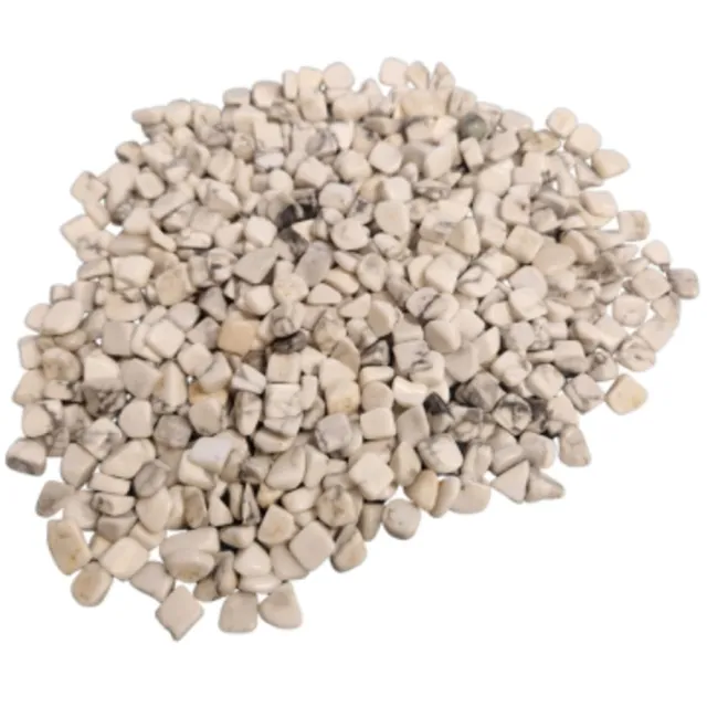 Ruben Robijn Howliet wit 500 gr. trommelstenen (mt2)