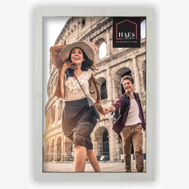 HAES deco Houten fotolijst Roma grijs voor 1 foto formaat 15x20 - SP13720