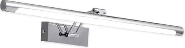 Vtw Living Spiegellamp - Spiegel Verlichting Led - Spiegel Verlichting - Verlichting - Led Verlichting - Ledlamp - Lamp Spiegel - Led Spiegel - Industrieel - Badkamer Spiegel Verlichting - Badkamer Verlichting - Chroom - 55 cm Breed