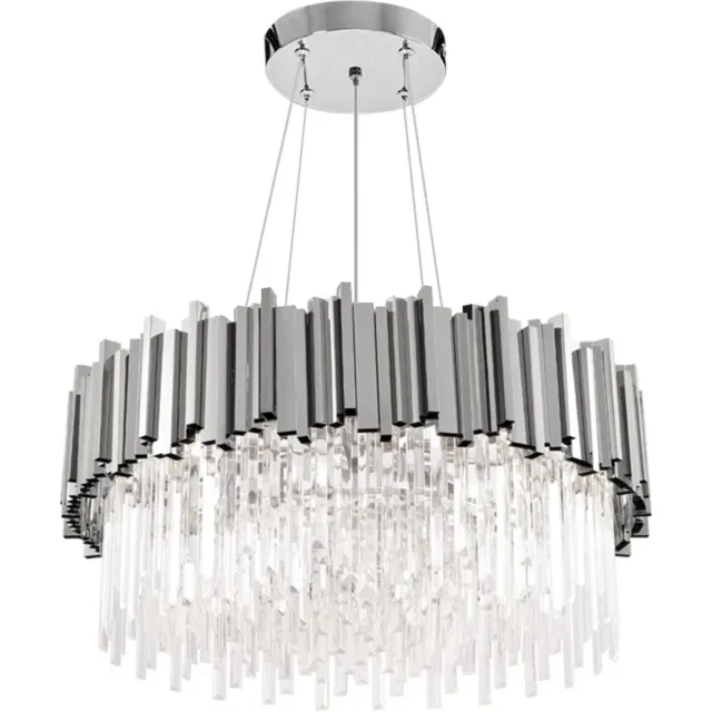 TooLight App1480-1C Plafonnière Chroom 40X40X13,5Cm