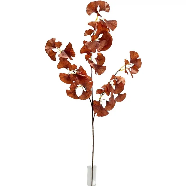 homebound by ky Kunstbloem Gingko 89cm zalm