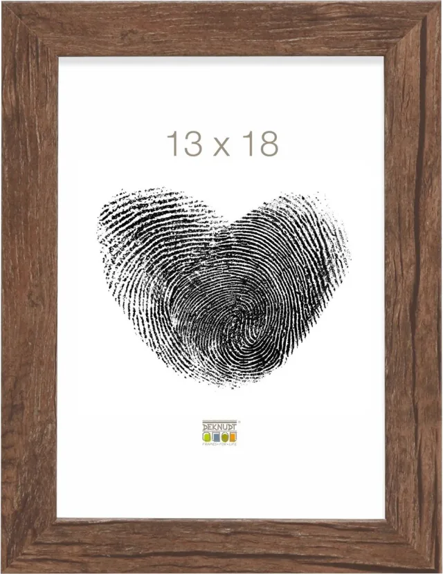 Deknudt Frames fotolijst S45RH3 - bruin - hout - 13x18 cm