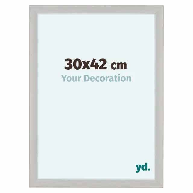 yd. Your Decoration - Fotolijst 30x42 cm - MDF - Wit Houtnerf - Como