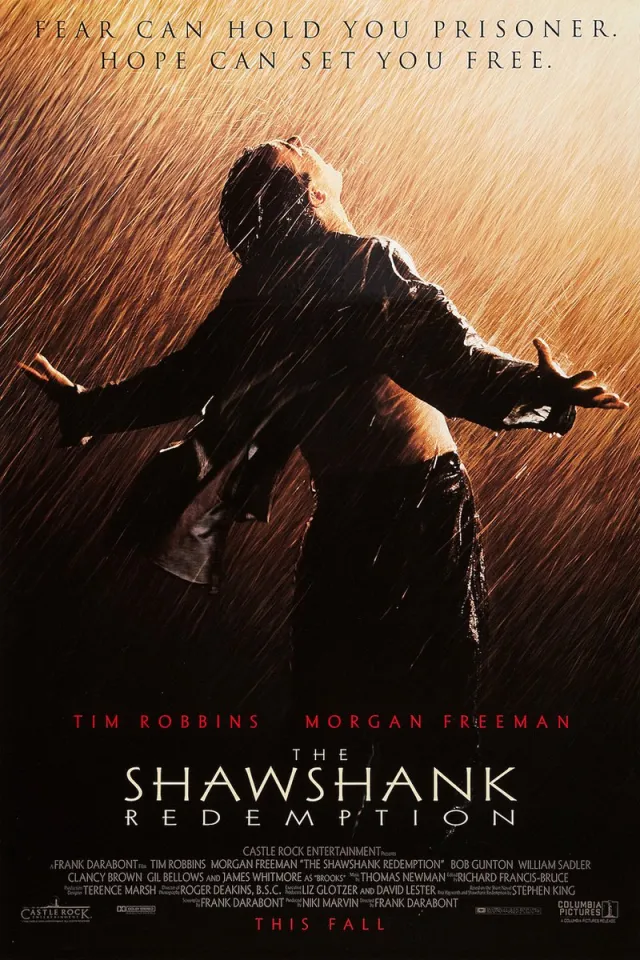karo-art Poster - The Shawshank Redemption, Originele Filmposter, Premium print, Professioneel Fotopapier Multikleur