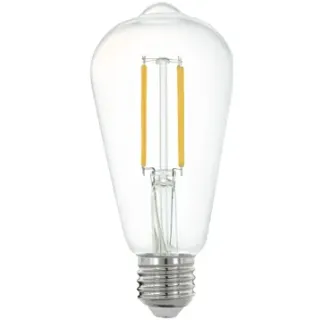 EGLO Ledfilamentlamp Zigbee St64 Dimbaar Warm E27 6w Transparant