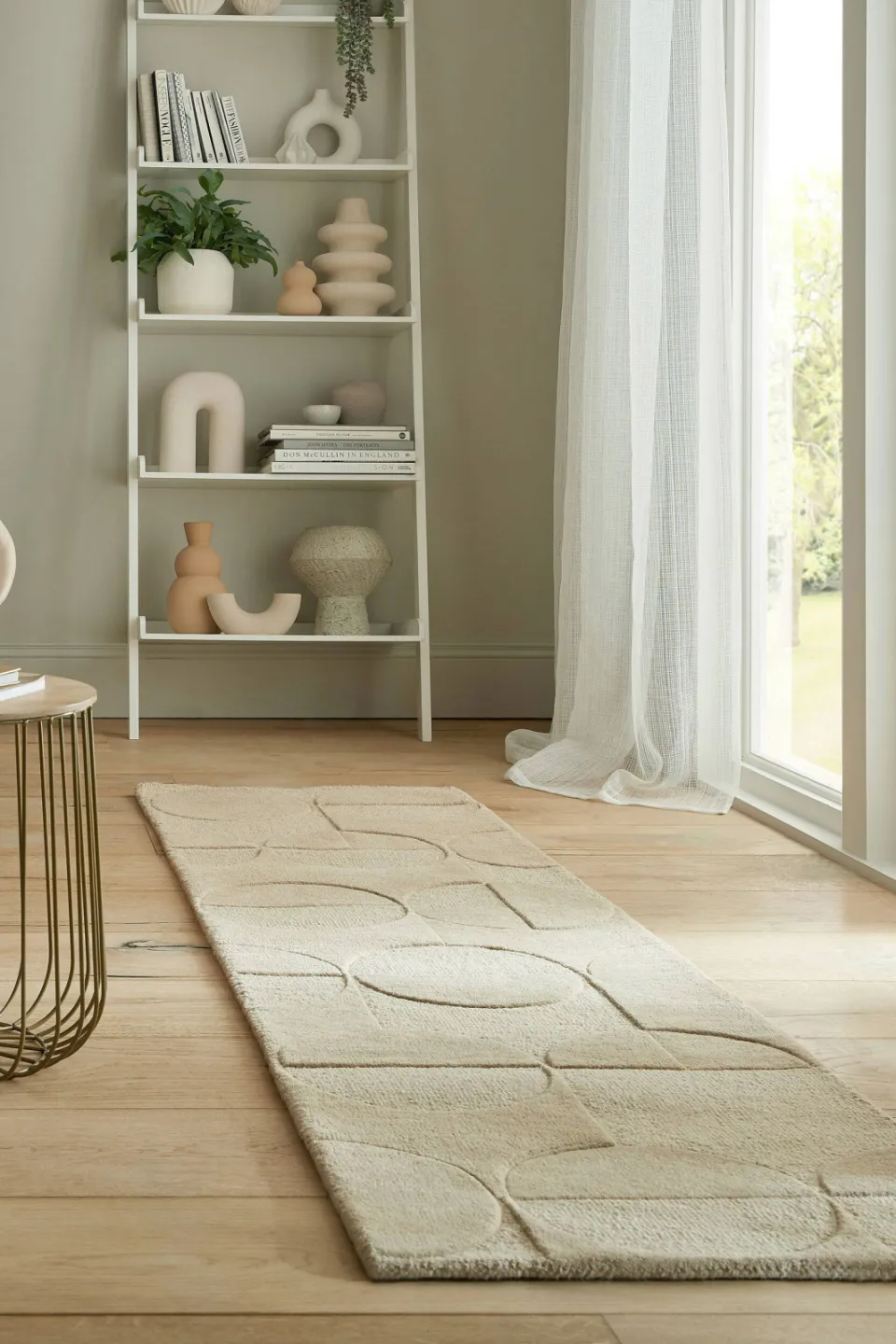 Flair Rugs Gigi Geometrisch wollen loper beige, foto 2