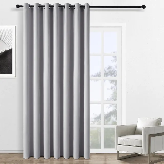 Famanu Buitengordijn Ondoorzichtige Gordijnen Met Oogjes Grijs Verduisteringsgordijn Raam B 300 X H 240 Cm Buitengordijn