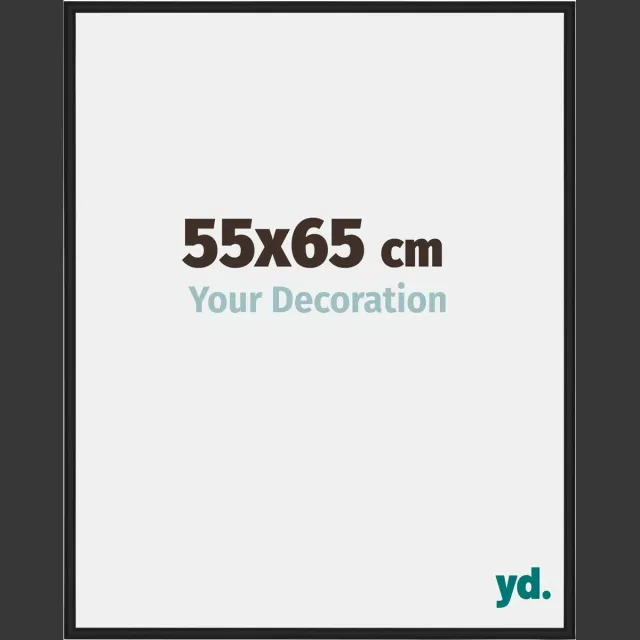 yd. Your Decoration - Fotolijst 55x65 cm - Aluminium - Zwart Hoogglans - Miami