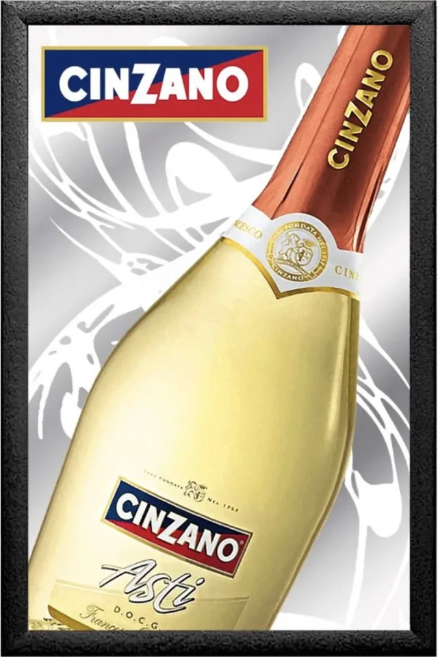 Cinzano Spiegel Cinzano Spumanti Zwart