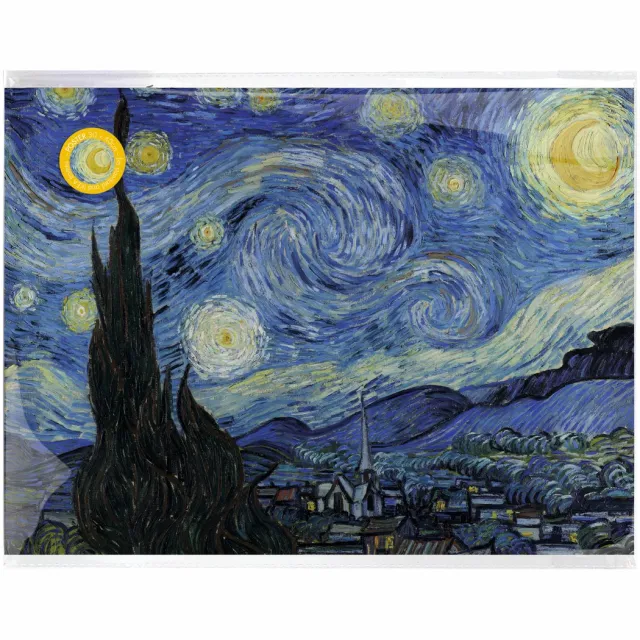 Lanzfeld (museumwebshop.com) Lanzfeld Van Gogh - Poster Schilderij A3 - Sterrennacht - Vincent van Gogh - PP Hoes van gogh - sterrennacht