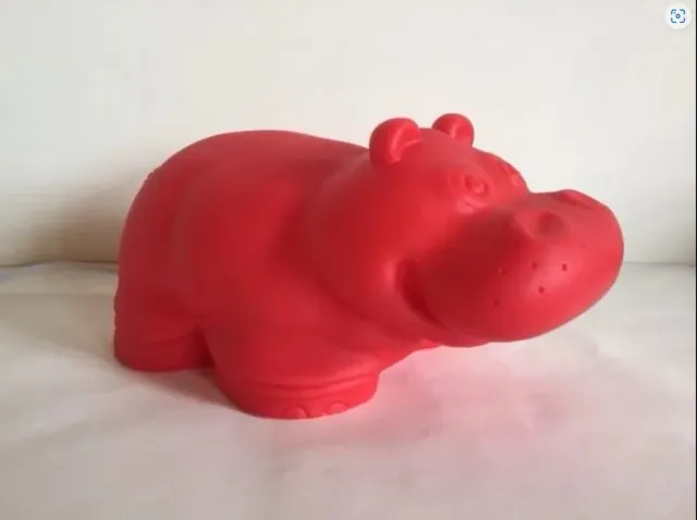 Heico Egmont toys - Heico lamp nijlpaard - Rood