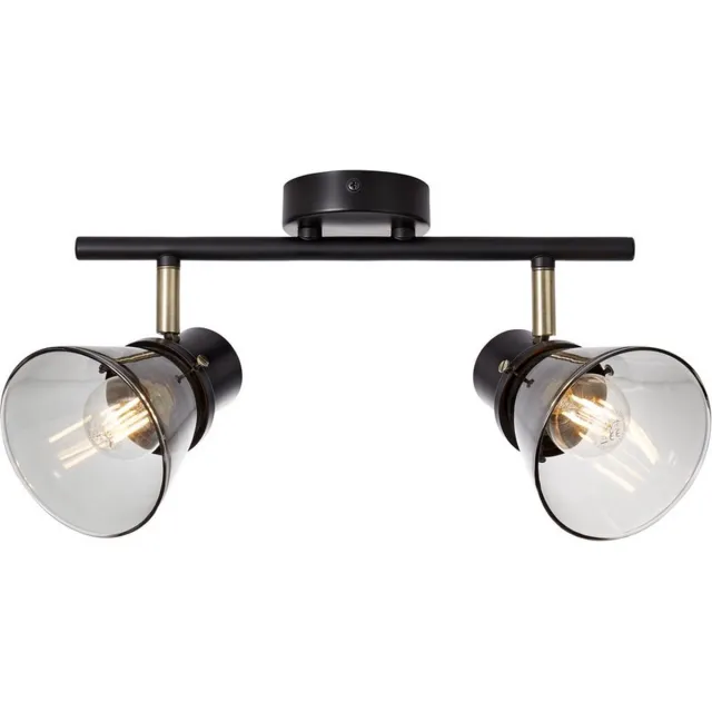 Brilliant RONALD - Plafondlamp - Messing;Zwart