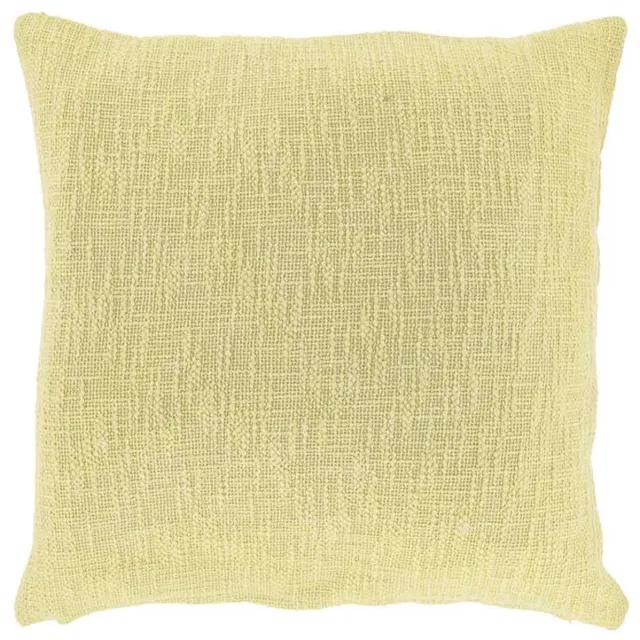 Unique Living Sierkussen Vieve Lemon Yellow -50x50cm Geel