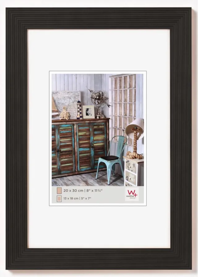 Walther Grado - Houten lijst - Fotoformaat 50x70 cm - Zwart