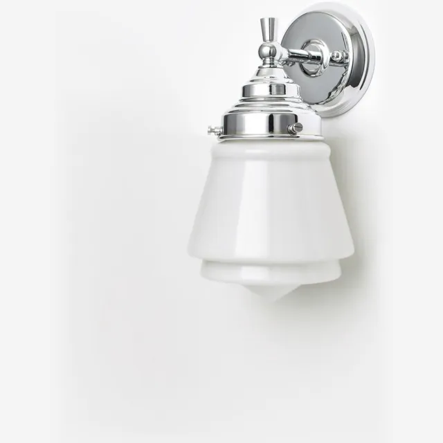 Coloured by Art Wandlamp Komeet Royal Chroom - Art Deco Trade Zwart