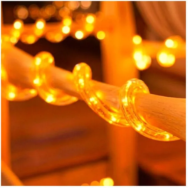 QUALEDY LED Lichtslang - Oranje - 3W/m - IP65 - Gekleurd PVC - 10 meter