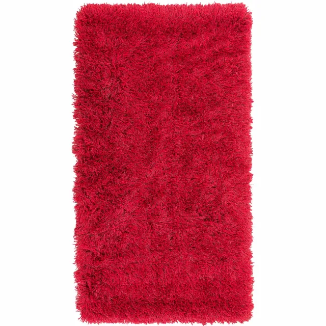Beliani CIDE - Shaggy vloerkleed - Rood - 80 x 150 cm - Polyester