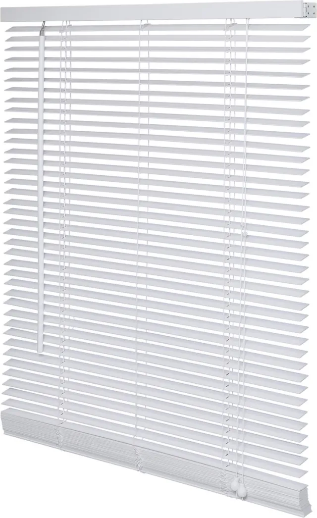 Intensions Jaloezie - Hout - Lamelbreedte 25mm - Uni Wit - 100x175cm - Intensions - FSC