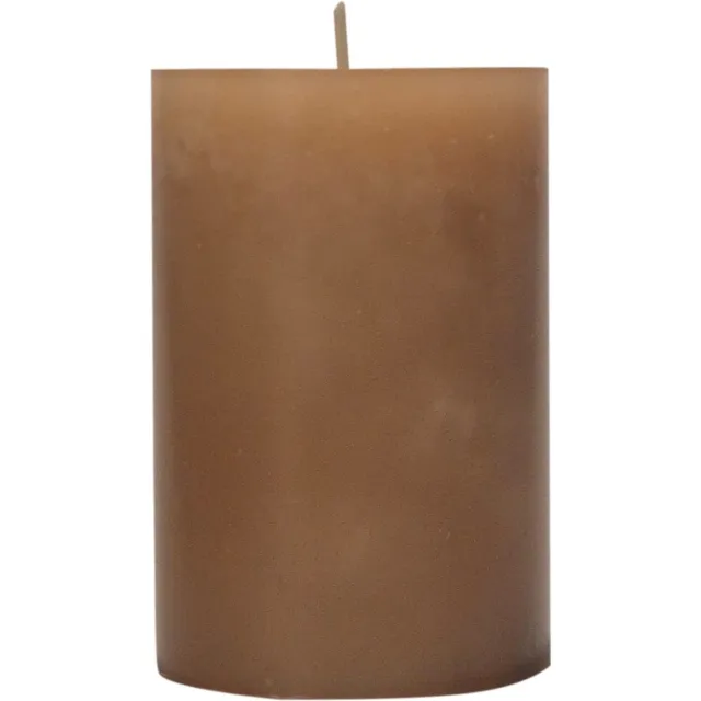 Wenzel Trend Safe Candle stompkaars pindabruin Ø 80 mm, hoogte 80 mm