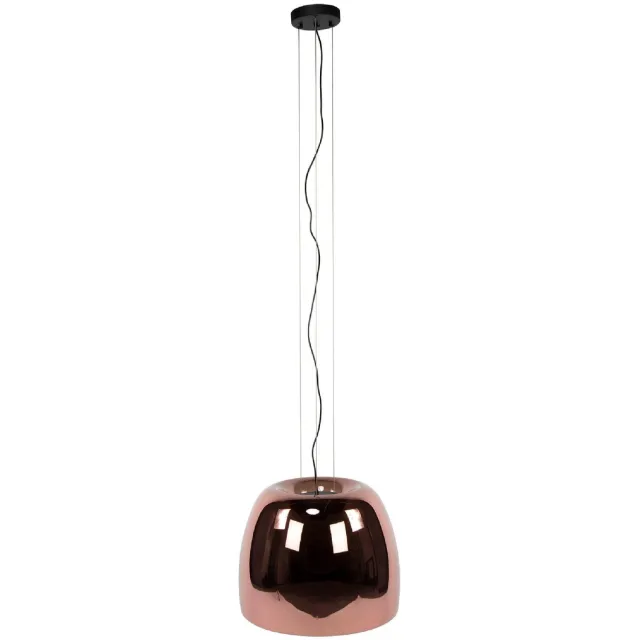 Nest of Nora Hanglamp Nero XL - Glas rond Ø48cm E27 - Koper