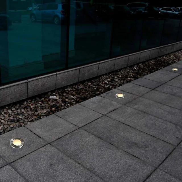 vidaXL Grondspots voor buiten 12 stuks rond Zilver