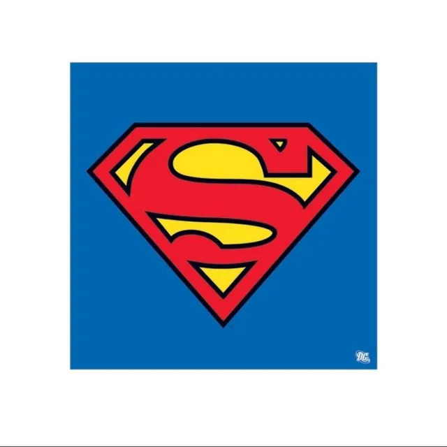 Pyramid Kunstdruk Superman - Classic Logo 40x40cm Divers