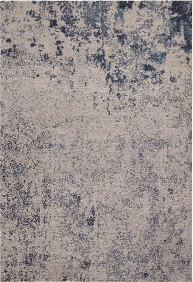 Eazy Living Easy Living - Easy Living Dara Blue Vloerkleed - 160x230 - Rechthoek - Buiten,Laagpolig Tapijt - Industrieel - Beige, Blauw, Grijs