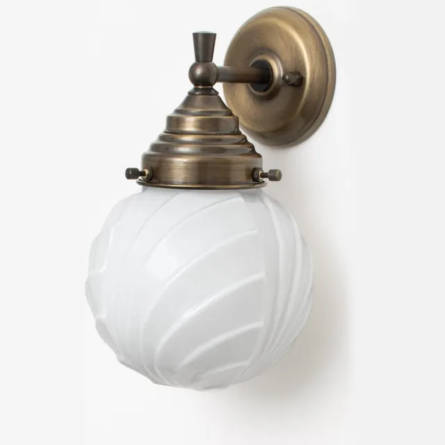 Coloured by Art Wandlamp Swingbulb Royal Brons - Art Deco Trade