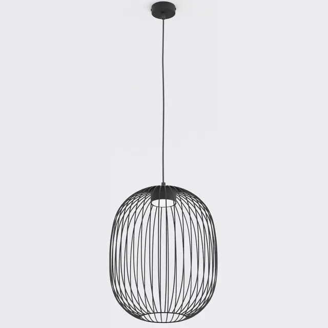 Emibig MANTRA 1 BLACK - Stijlvolle loft hanglamp voor elke ruimte Zwartachtig