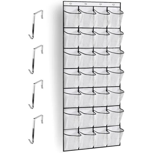 Br@ndless Hangende Opberger - Opbergrek - Hangorganizer - Organizer Wand en Deur - Wit