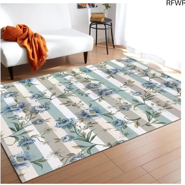 RFWR Moderne Bloemblad Geometrische Tapijt voor Binnen Deurmat 127