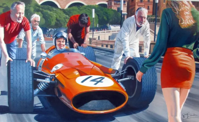 Benjamin Freudenthal Bruce McLaren Monaco Grand Prix 1966 - "Sex was safe and Racing dangerous" Benjamin Freudenthal Oranje
