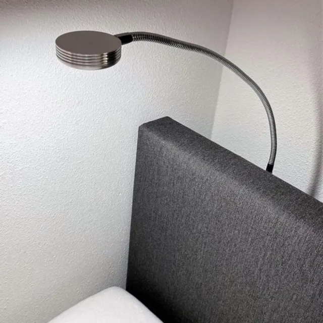 Thuys Bedlampjes Hoofdbord - Dubbele Leeslampjes - Bedlamp Slaapkamer Volwassenen - Zilver