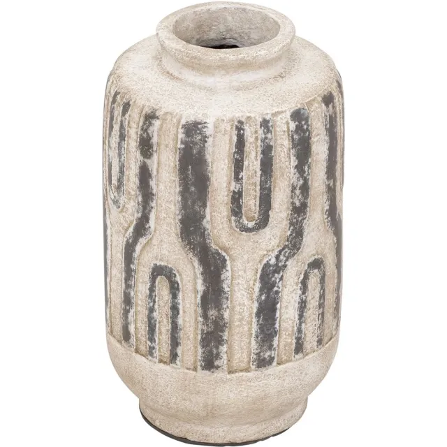 Must Living Vase Porto,33xØ18 cm, fiber cement Wit