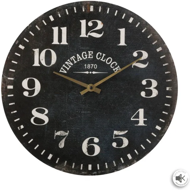 Atmosphera Créateur d'intérieur® Klok ALEX Noir