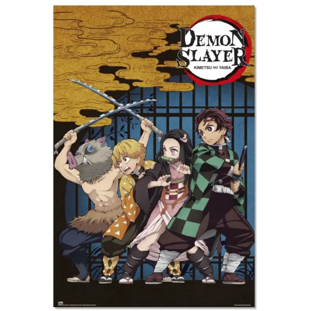 Posterpoint Demon Slayer poster - Manga - Anime - Japan - Kimetsu - Tanjiro Kamado - 61 x 91.5 cm multi