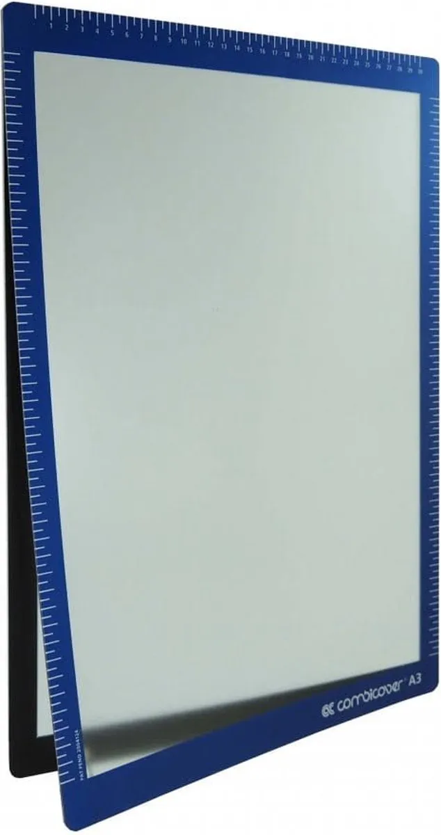 Infoframe Combicover A1 Blauw - Waterkaarthouder - Watersport - Bouwtekeningen - Cover - Dubbelzicht